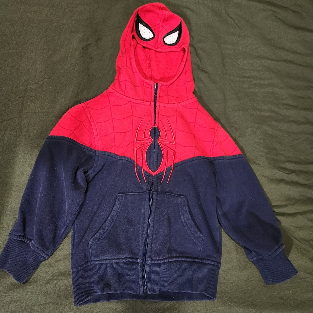 Spiderman Red and Blue Kids Hoodie